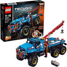 Lego 42070 6x6 all terrain tow truck subscribe: Lego Technic 42070 Allrad Abschleppwagen Konstruktionsspiel Bunt Amazon De Spielzeug