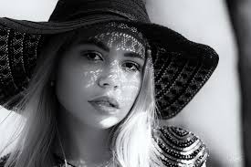 In this picture I like how shadows of the hat form