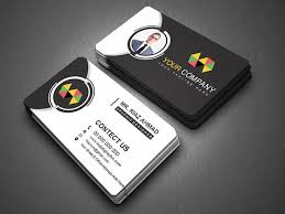 Business card card advertising design cdr file card. Modern Elegant Business Card Design Free Vector Template Cdr File Download