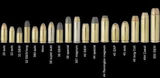 Rifle Calibers By Size Chart Caliber Size Chart For Rifles