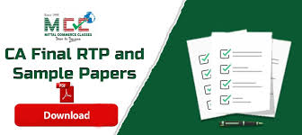Ca Final Rtp And Sample Papers Download Pdf