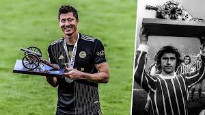 Historia giganta, którego rekord ściga lewandowski. Nach Alleinigem Torrekord Bayern Sturmer Robert Lewandowski Zollt Gerd Muller Respekt Sportbuzzer De