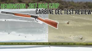 Remington 357 Mag 158gr Sjhp Carbine Gel Test Review