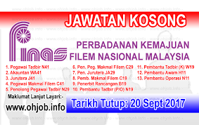 We did not find results for: Jawatan Kosong Perbadanan Kemajuan Filem Nasional Malaysia Finas 20 September 2017 Jawatan Kosong Kerajaan Swasta Terkini Malaysia 2021 2022