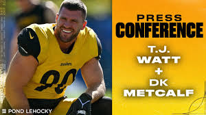 TJ Watt & DK Metcalf Press Conference (October 9) - YouTube