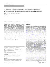 Guvenal 2 by finist ltd issuu. Pdf A Facile And Rapid Method For The Black Pepper Leaf Mediated Green Synthesis Of Silver Nanoparticles And The Antimicrobial Study Robin Augustine Academia Edu