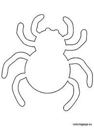 Spider Halloween Template Fun We Could Do Several Cute Projects With This Halloween Templates Halloween Coloring Halloween Preschool