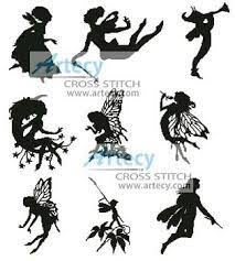 This design is also available as a cross stitch kit here: Little Fairy Silhouettes Cross Stitch Pattern By Tereena Clarke Crosstitch Com