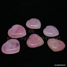 Rose Quartz Small Puffy Heart Wholesale Crystal Hearts Agate Buddy Puffy Heart Crystal Heart Heart Gemstone