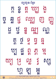Colored Khmer Consonants Cambodia Expats Online Forum