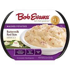 I am not totally sure why that is. Bob Evans Buttermilk Red Skin Mashed Potatoes Bob Evans Farms