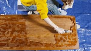 Tips, tricks, and what i learned by refinishing an antique it's been years since i tackled a furniture refinishing project, but when i spotted an antique coffee table at a apply wood stain and let dry. How To Refinish A Midcentury Wood Coffee Table Diy Refinish Vintage Table