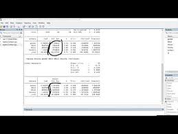 Multiple Regression In Stata Using Robust Standard Errors Youtube
