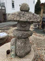 Japanese stone lanterns are a great addition to any landscaping project. Japan From An Old Japanese Nagoya Garden Comes This Authentic Handsome And Hard To Find Spirit Style Stone Lantern 33 High And 16 Wide At Top Four Pieces Taisho Showa Period 1920s 1940s