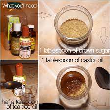 My Brown Sugar And Castor Oil Scalp Scrub Glam Life Blog Scalp Oil Scalp Scrub Hair Food