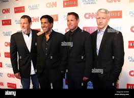 Lance Armstrong, Dr. Sanjay Gupta, Jeff Corwin, and Anderson Cooper  Screening of 'Planet In Peril held' at the Hollywood Stock Photo