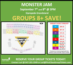 Monster Jam Calgary Stampede Grandstand First Class