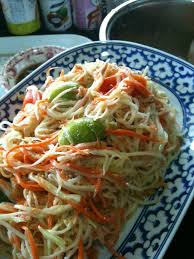 Originating from ethnic lao people, it is also eaten throughout southeast asia. Somtam Green Papaya Salad Selamat Datang