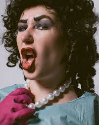 I'm just a sweet transvestite From Transexual, Transylvania 🖤 📸 by  @emilyfarthingart Tim Curry is one of my favorite actors and his work as  Dr. Frank N Furter truly was a revelation.