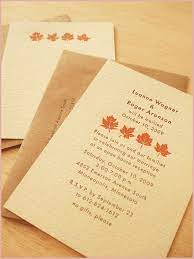 12 Impeccable Cheap Fall Wedding Invitations