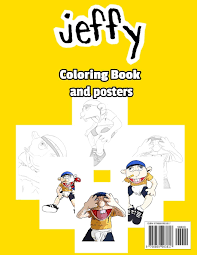 Use these images to quickly print coloring pages. Jeffy Coloring Book And Posters Jeffy Puppet Coloring Book Funny Kids Youtuber Girls Boys Amazon De Oreo Reka Oreo Reka Fremdsprachige Bucher