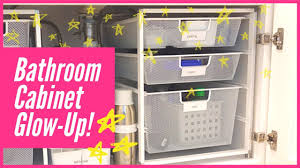 Can be undermount or topmount fitting 1.2 mm thickness. Organize With Me Bathroom Cabinet Glow Up Youtube
