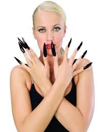 Elegant Long Nailed Women Long Nails Elegant Long Nailed Nails Women Long Nails Long Black Nails Long Nails Halloween Nail Art Easy
