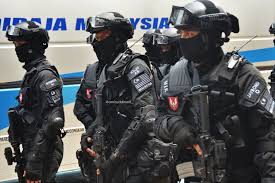 The royal malaysian police (abbreviation: Unit Tindakhas Polis Diraja Malaysia Special Action Unit Royal Malaysia Police Close Protection Army Soldiers Special Forces