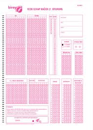 Kimlik numaraları ve şifreleri ile giriş yaptıktan sonra ilgili sınavı ve cevap kağıdı görüntüleme ekranını seçerek sınavda kullandıkları cevap kağıdı görüntüsünü, cevap kağıdına yaptıkları işaretlemeleri, bu işaretlemelerin optik okuyucularla okunması. Optikler