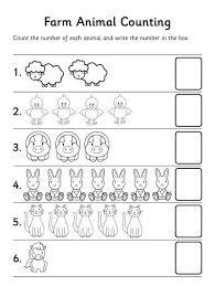 Printable Worksheets Crafts And Worksheets For Preschool Toddler And Kindergarten Preschool Counting Farm Preschool Preschool Counting Worksheets
