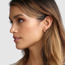 Link-Up Gold Hoop Huggies