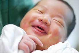 You can encourage your baby's first laugh by talking with her, making silly faces, singing or smiling. Why Do Newborns Laugh In Sleep It S Not Necessarily A Dream Mom Will Feel At Ease When She Understands It Inews