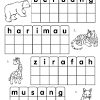 Lembaran kerja mewarna haiwan peliharaan. 1