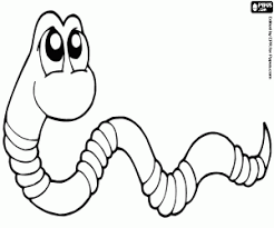 Free printable worm coloring pages. Insects And Other Little Animals Coloring Pages Printable Games