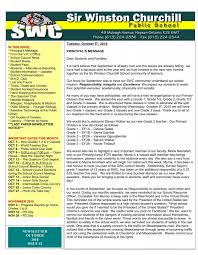 Trường Trung Học Sir Winston Churchill Secondary School – St. Catharines,  Ontario, Canada