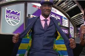 How to create deandre ayton from arizona wildcats for nba 2k18. Deandre Ayton Stitches Bahamian Flag Inside Nba Draft Suit Arizona Desert Swarm