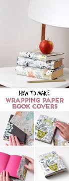 Learn How To Make Wrapping Paper Book Covers Backtoschool Diy Crafts Backtoschoolcrafts Paper Book Covers Scrapbook Paper Books Diy Scrapbook Paper