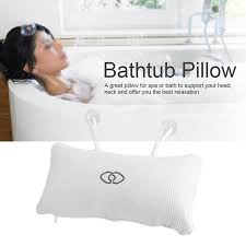 After a long tiring day or a long journey, if you want the ultimate relaxation, lie down in the bathtub and feel heaven on earth. Cergrey Bath Pillows Non Slip Bathtub Spa Pillow Bath Cushion With Suction Cups Head Neck Support Bathtub Pillow Walmart Canada