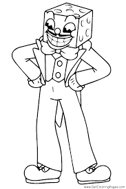 King dice coloring pages