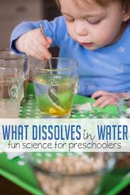 Check out our favorite preschool science ideas. Learn What Dissolves In Water With A Preschool Science Experiment