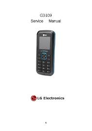 LG GB109 EN SERVICE MANUAL 090703 ...