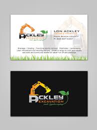 Choose and download from our collection of business card templates with construction theme. Bold Playful Landscaping Business Card Design For A Company By Sandaruwan Design 15076019