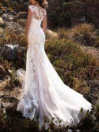 Kurz hochzeitskleid 2021 vintage brautkleid 1950's bateau ärmellos reception brautkleid milanoo. Brautkleid 2021 V Ausschnitt Meerjungfrau Armellose Spitze Verschonerung Klassische Brautkleider Mit Schleppe Milanoo Com