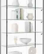 Amazon.com: Displays2go Vitrina de cristal de 48 pulgadas ...