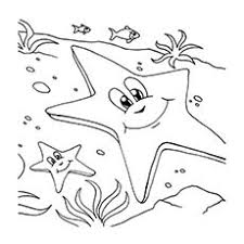 Vector illustration isolated on white background. Starfish Coloring Pages Free Printables Momjunction