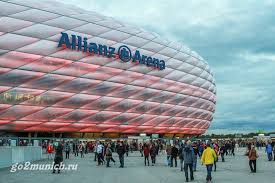 Allianz arena is a football stadium in munich, bavaria, germany with a 70,000 seating capacity for international matches and 75,000 for domestic matches. Stadion Alyanc Arena V Myunhene Glavnoe Futbolnoe Pole Bavarii Go To Munich