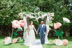 A Whimsical Outdoor Garden Wedding Elegantwedding Ca Outdoor Wedding Ceremony Colorful Wedding Flowers Garden Theme Wedding
