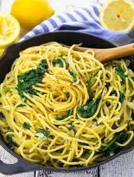 zitronenspaghetti mit spinat vegan heaven recipe lemon spaghetti spaghetti with spinach vegan pasta recipes