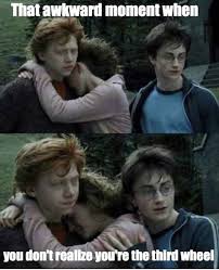 24 Signs You May Be A Third Wheel Harry Potter Memes Hilarious Harry Potter Jokes Harry Potter Fan