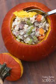 Dinner In A Pumpkin Recipe Pumpkin Recipes Dinner Pumpkin Dishes Dinner